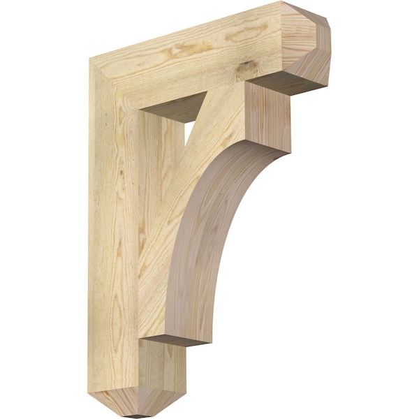 Ekena Millwork Westlake Craftsman Rough Sawn Bracket, Douglas Fir, 6"W x 24"D x 32"H BKT06X24X32WTL04RDF - main